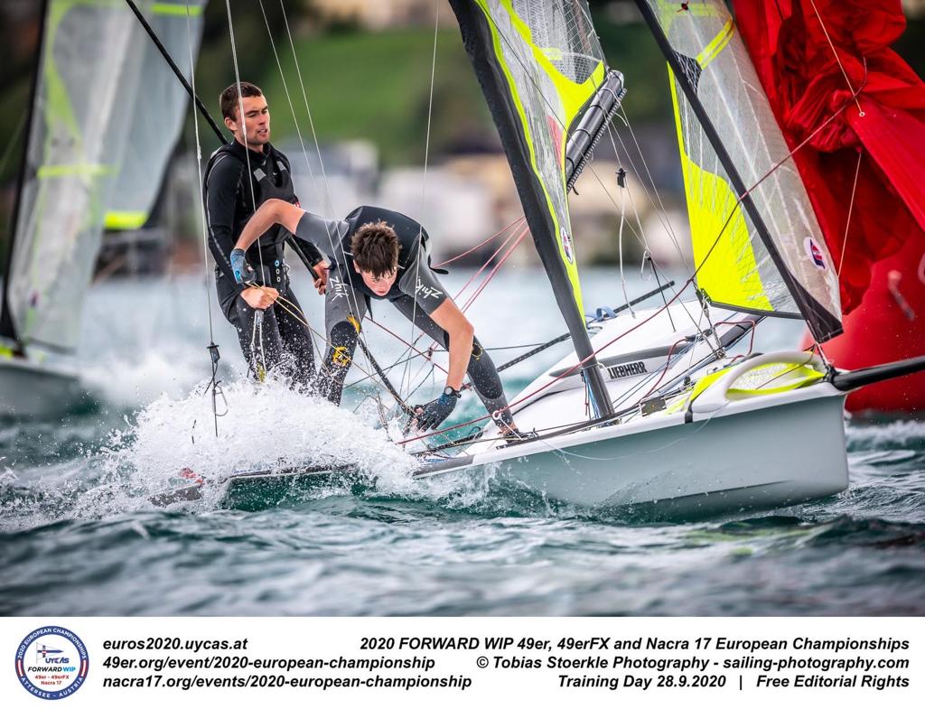 RSGYC 49'er at the European Championships 2020