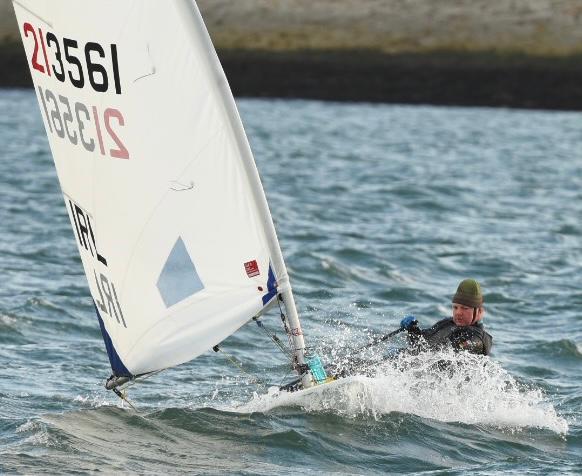A laser Sailor blasting along