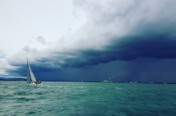 Changing weather in Dublin Bay