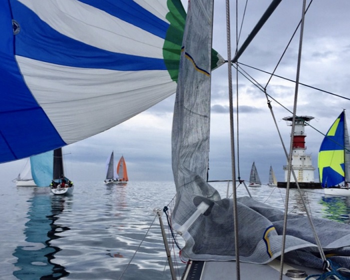 Chasing breeze slowly towards the Kish