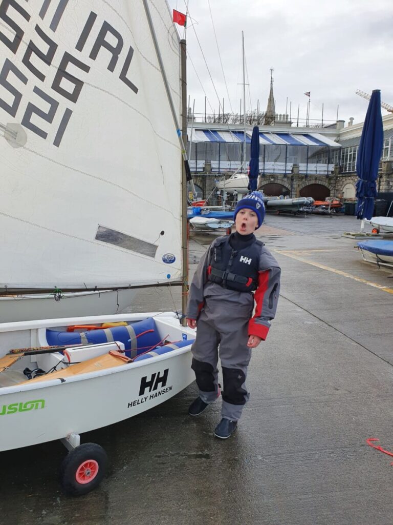 Someone’s Excited To Go Sailing!
