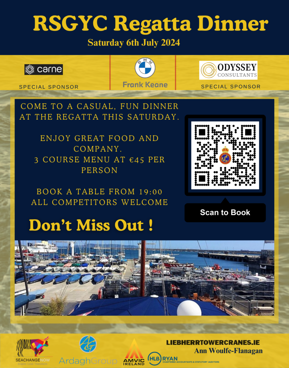 2024 Regatta Dinner Royal St Yacht Club